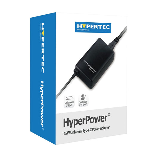 Hypertec HyperPower 65W GaN USB-C Charger (PD 3.0 QC4+)
