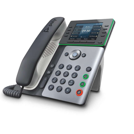Poly Edge E320 IP Phone 8-Line Black/Silver