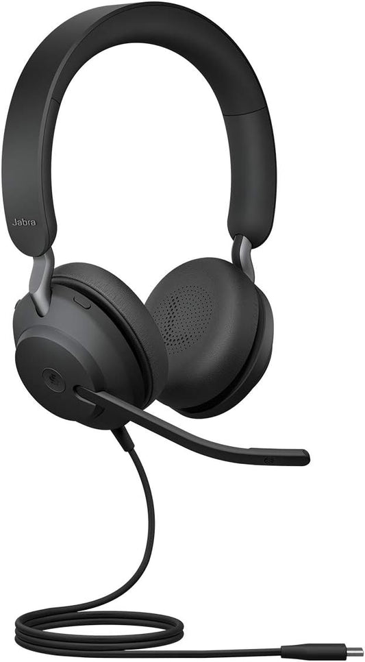 Jabra Evolve2 40 Stereo Headphone USB-C – Black