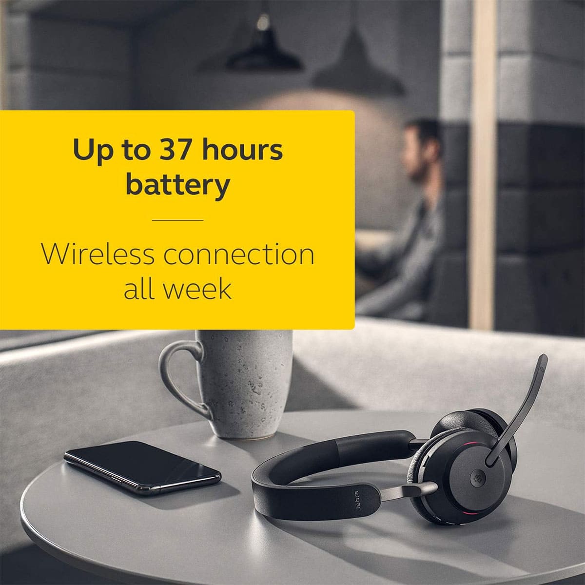 Jabra Evolve2 65 Wireless Headset (Teams, USB-A) Jabra
