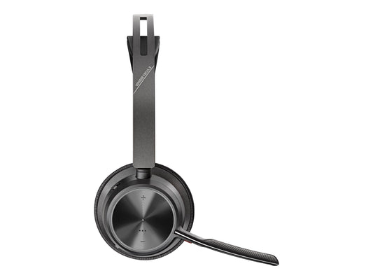Poly - Voyager Focus 2 UC USB-C Headset Plantronics Bluetooth Dual-Ear Stereo with Boom Mic PC/Mac Compatible Active Noise Canceling Works Teams Zoom & more POLY - AUDIO