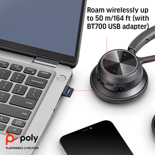 Poly Voyager 4320 UC Wireless Stereo Headset
