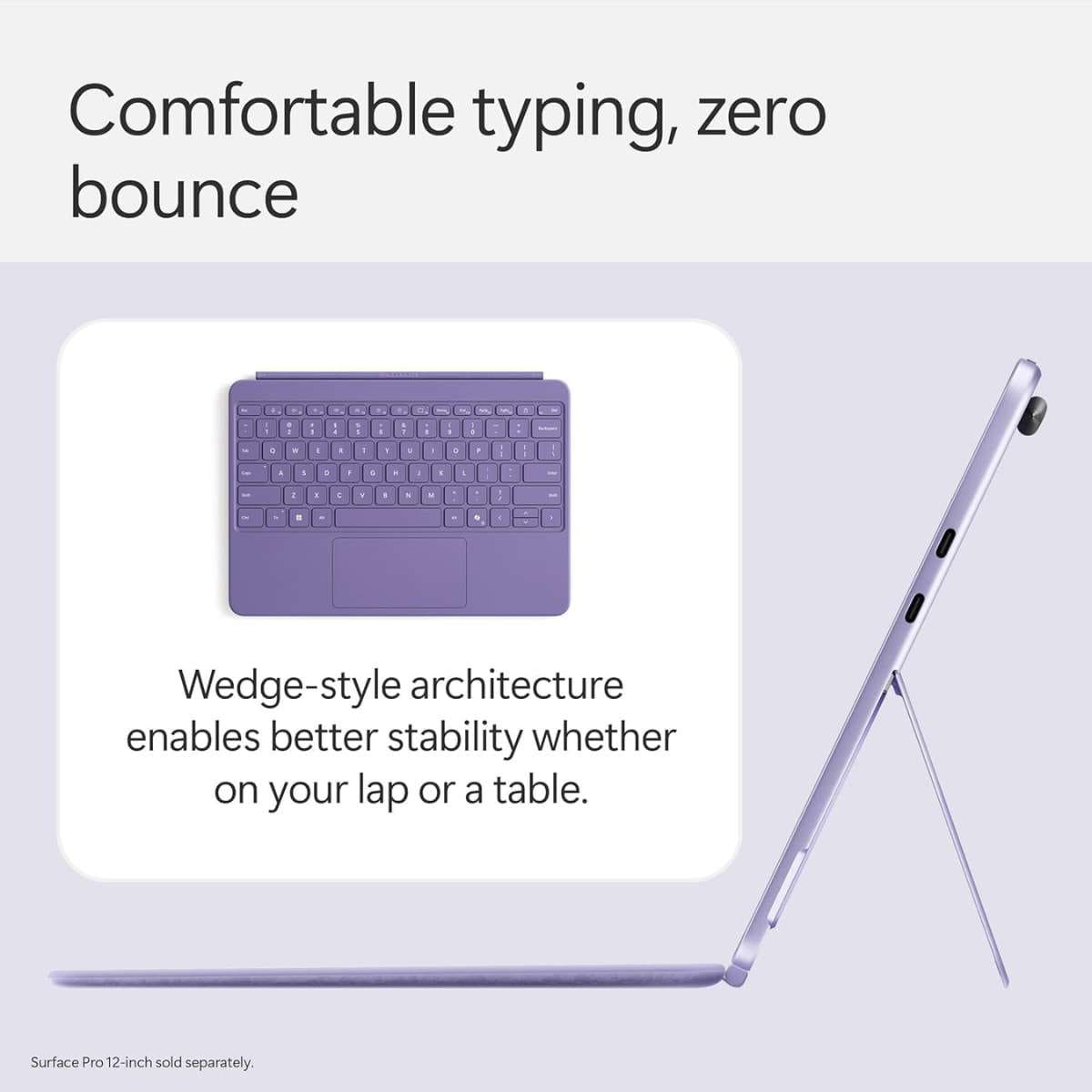 Microsoft Surface Pro 12-inch Keyboard with Slim Pen | Compatible with Surface Pro Copilot + | Slate