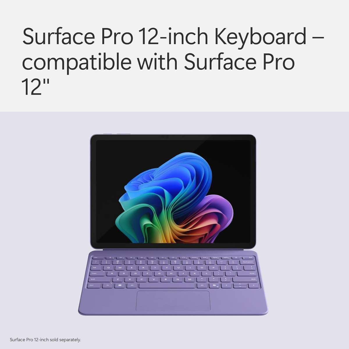Microsoft Surface Pro 12-inch Keyboard with Slim Pen | Compatible with Surface Pro Copilot + | Slate
