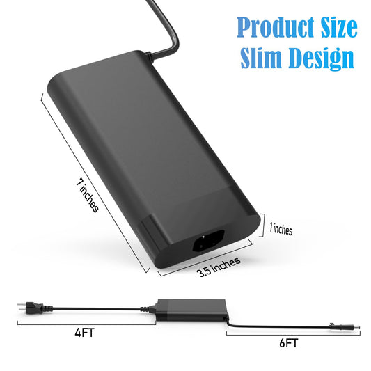 HP Slim 230W AC Charger Adapter for Omen & ZBook