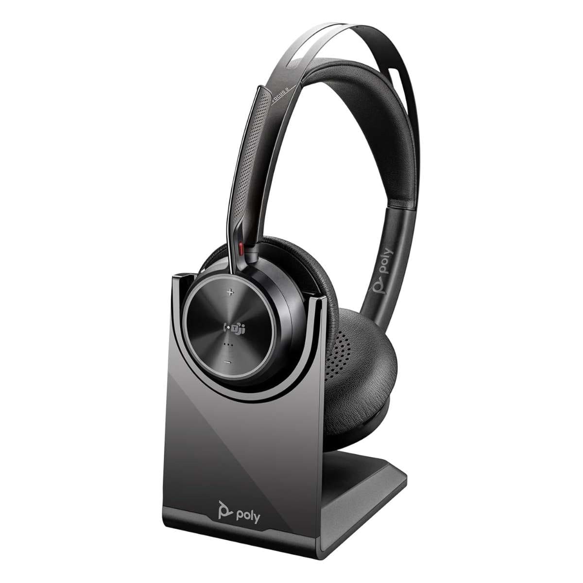 Poly Voyager Focus 2 UC Wireless ANC Headset with Charging Stand