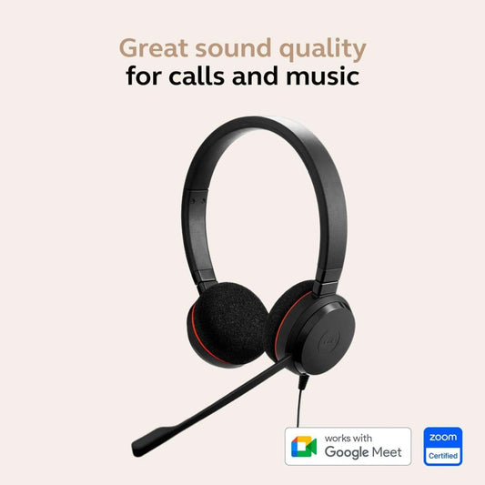 Jabra Evolve 20 Stereo USB-C/A UC Headset