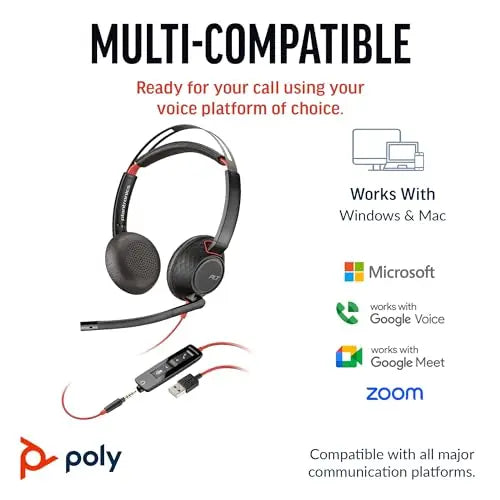 Poly Blackwire 5220 Stereo Plantronics