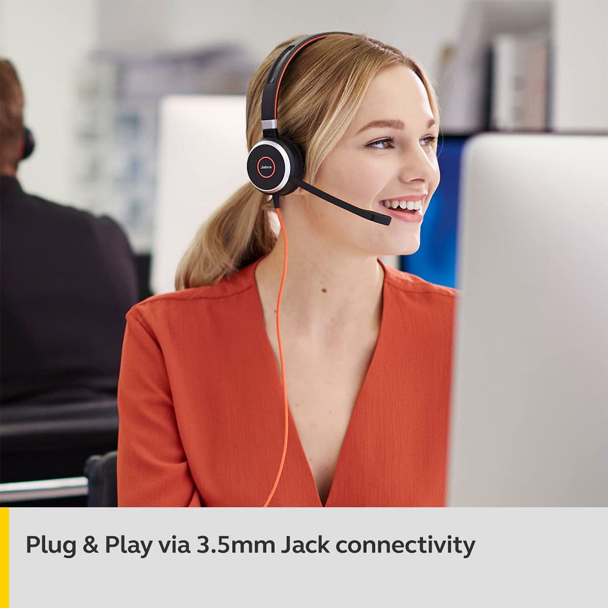 Jabra Evolve 40 UC Mono Headset (3.5mm Jack) Jabra