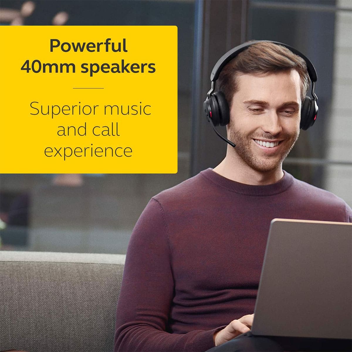 Jabra Evolve2 65 Wireless Headset (Teams, USB-A) Jabra