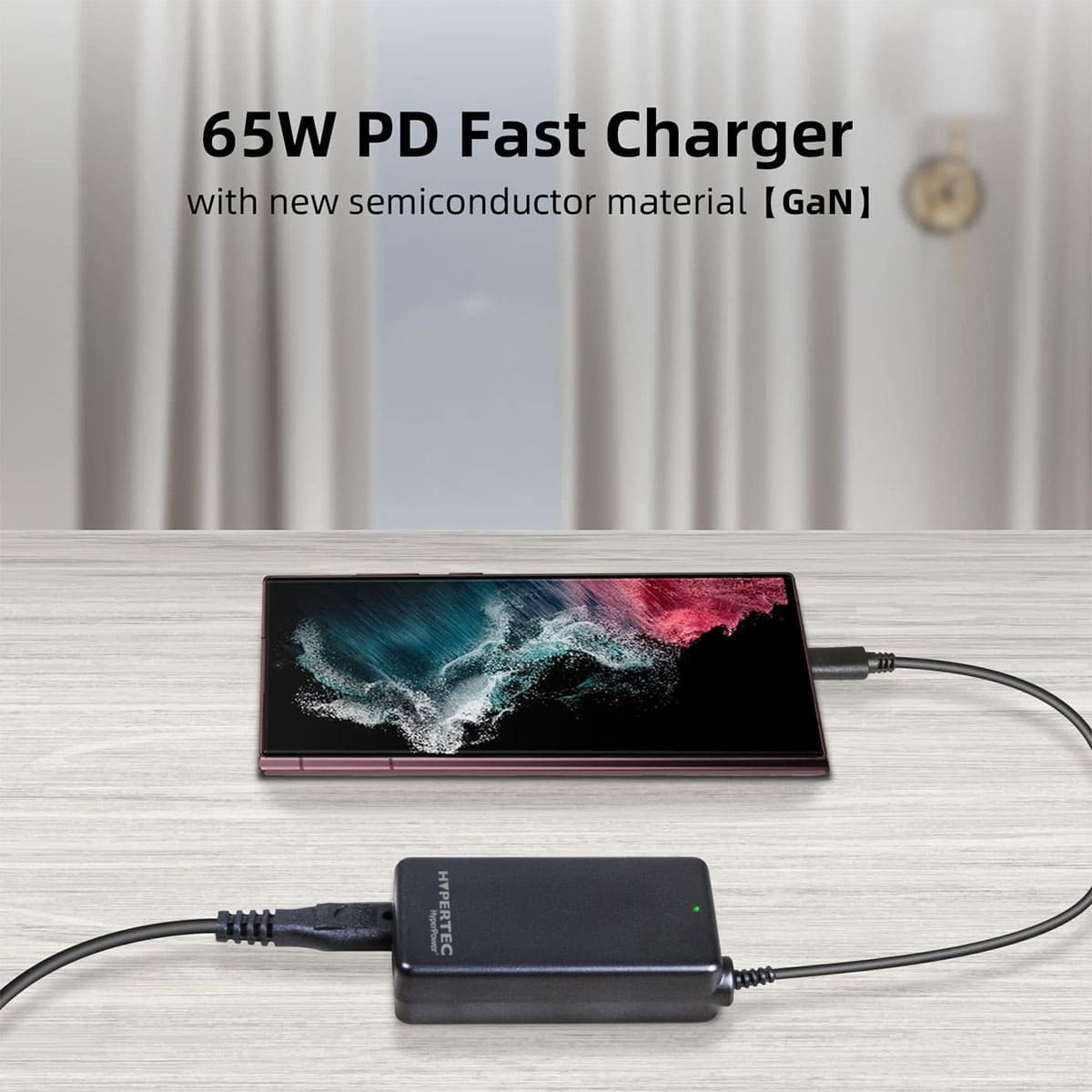 Hypertec HyperPower 65W GaN USB-C Charger (PD 3.0 QC4+) Hypertec