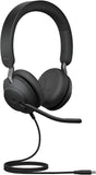 Jabra Evolve2 40 Stereo Headphone USB-C – Black