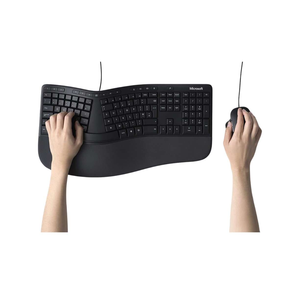 Microsoft Ergonomic Desktop English & Arabic Keyboard Mouse Combo