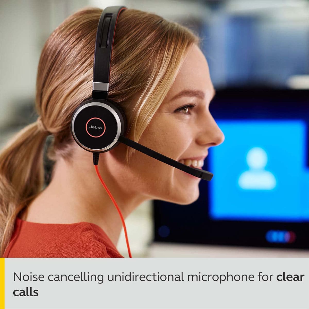 Jabra Evolve 40 UC Mono Headset (3.5mm Jack) Jabra