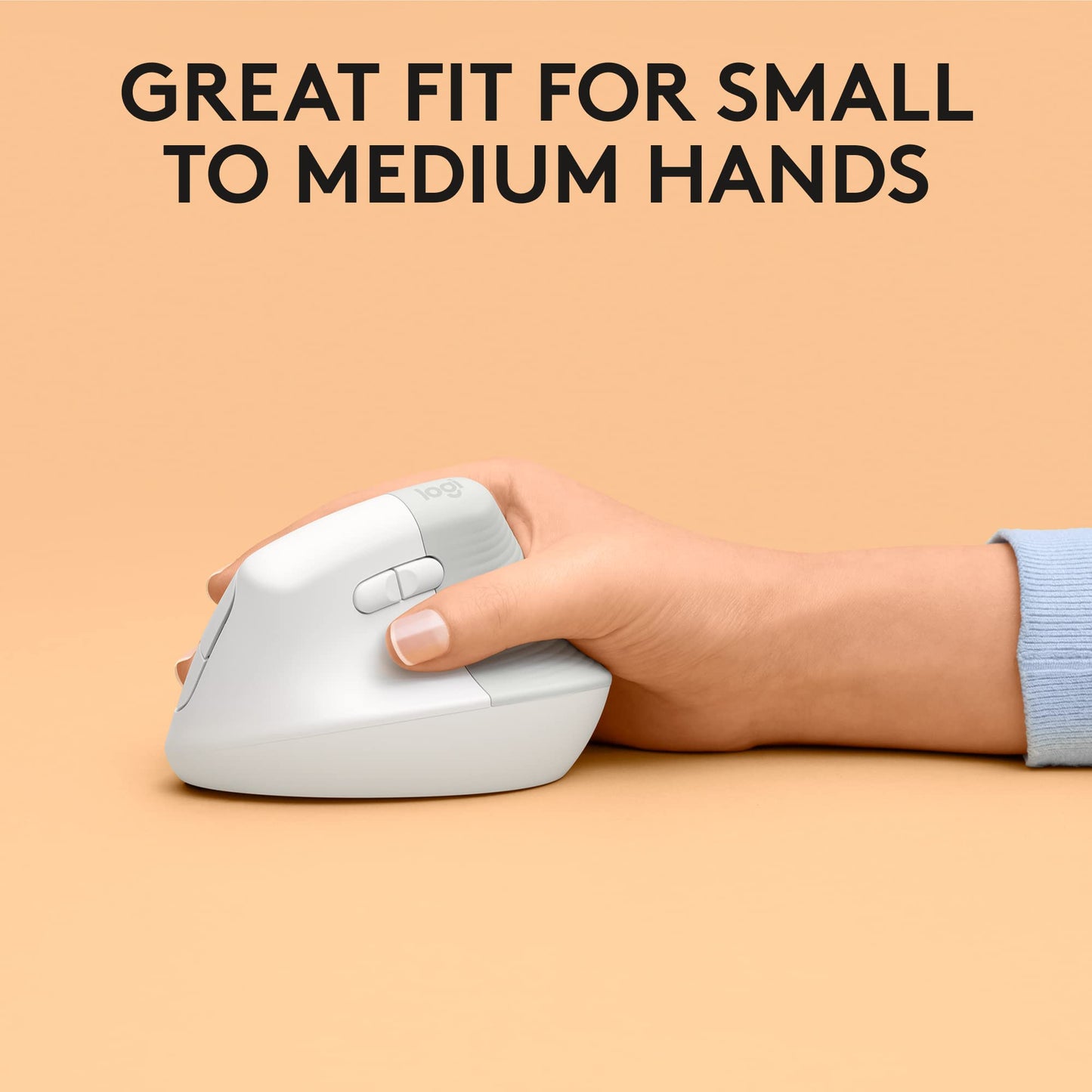 Logitech Lift Vertical Ergonomic Wireless Mouse Graphite Logitech