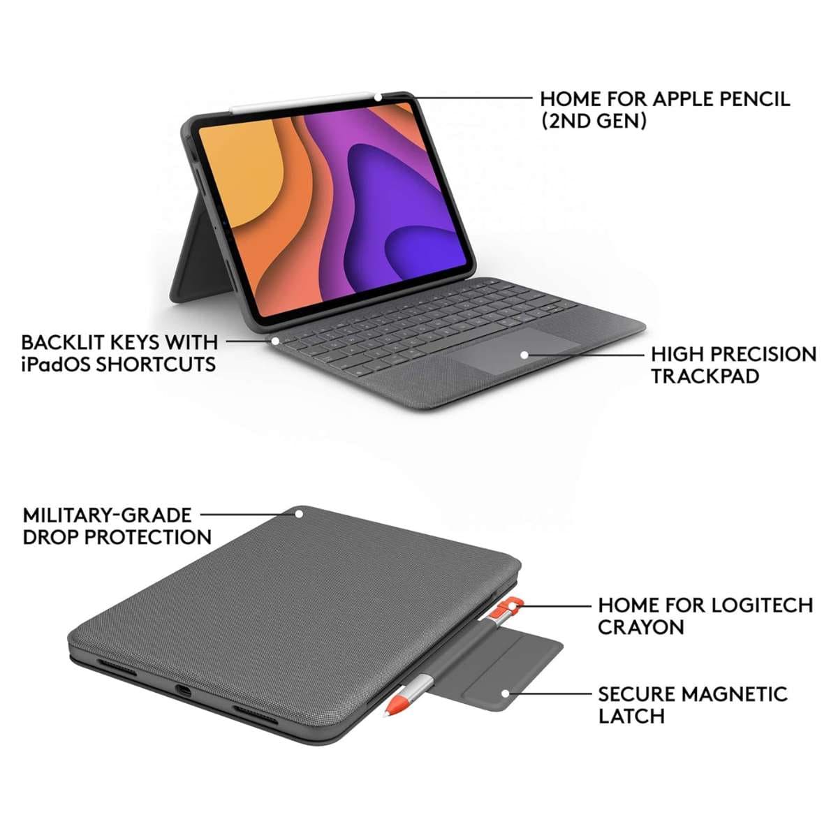 Logitech Folio Touch Keyboard Case for iPad Air 11"