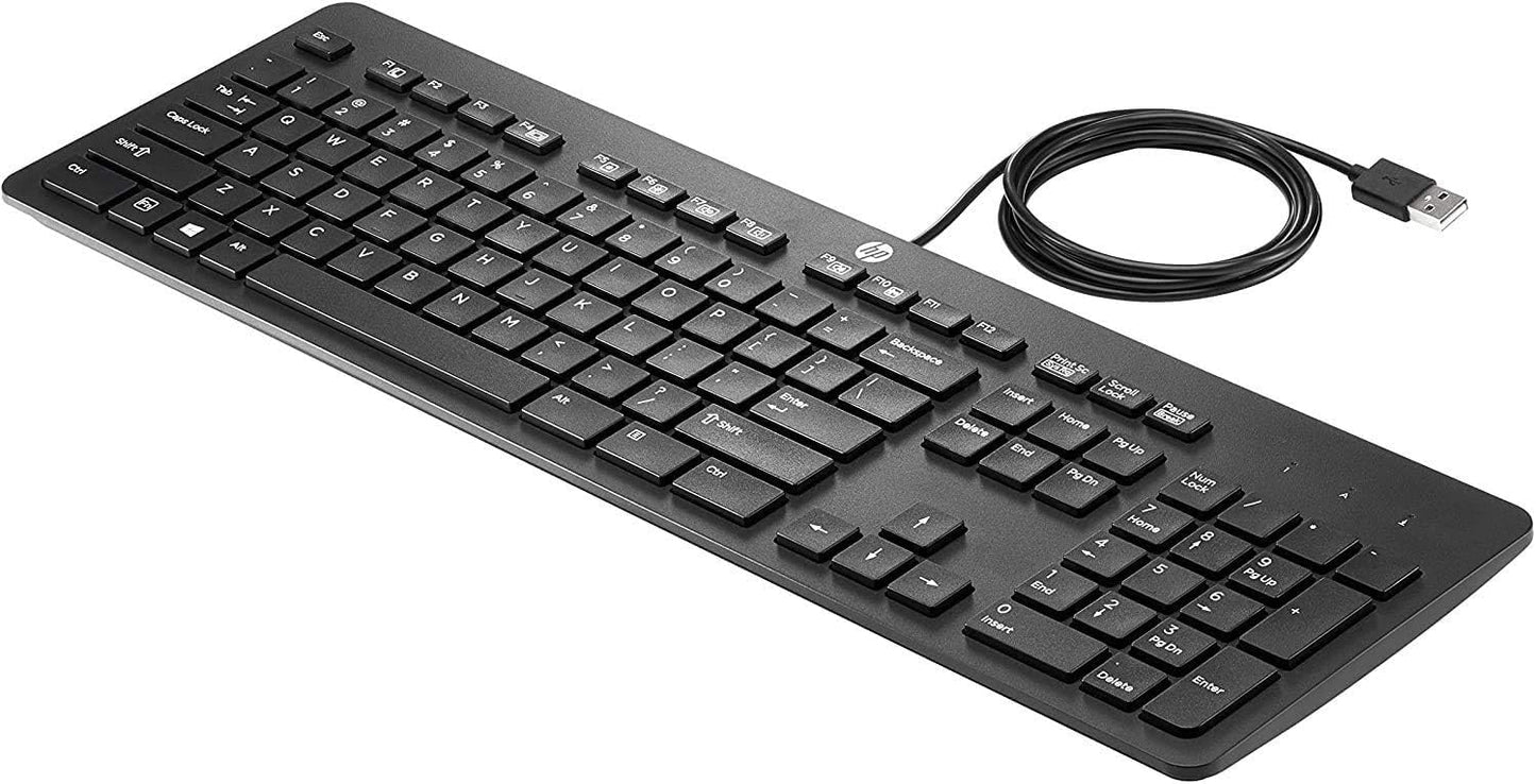 HP USB Wired Slim Business Keyboard Brand