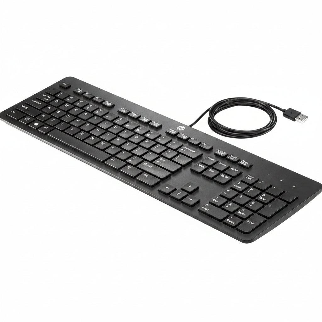 HP USB Wired Slim Business Keyboard Brand