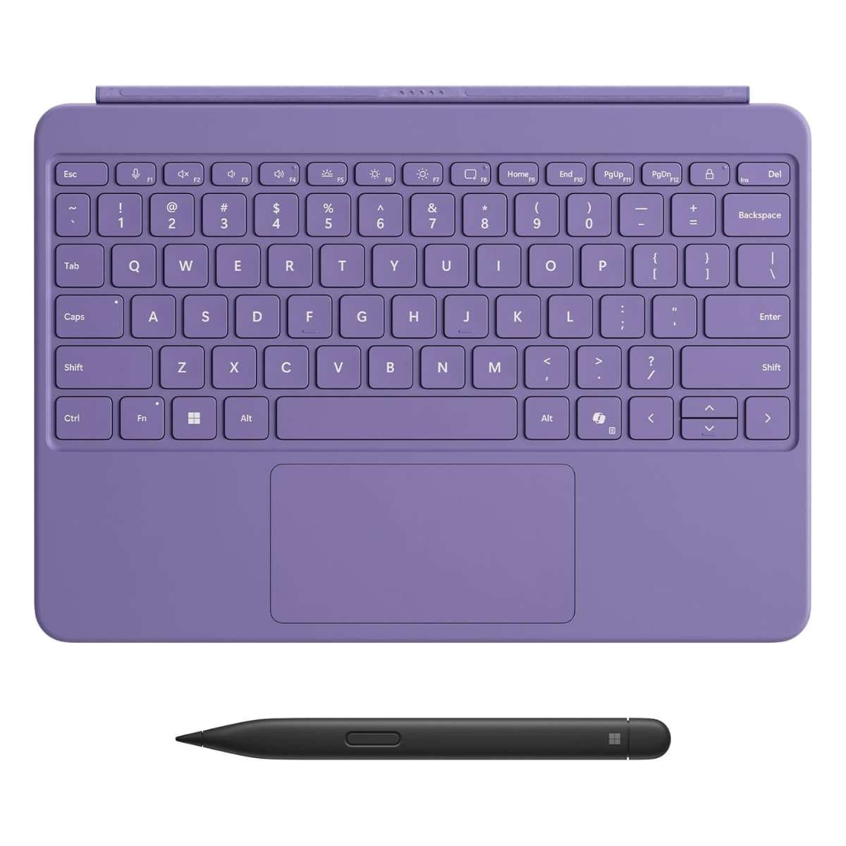 Microsoft Surface Pro 12-inch Keyboard with Slim Pen | Compatible with Surface Pro Copilot + | Slate