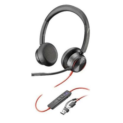 HP Poly Headset Blackwire C8225-M Stereo USB-C/A Teams 8X225AA POLY