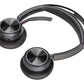 Poly - Voyager Focus 2 UC USB-C Headset Plantronics Bluetooth Dual-Ear Stereo with Boom Mic PC/Mac Compatible Active Noise Canceling Works Teams Zoom & more POLY - AUDIO