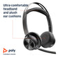 Plantronics Poly Voyager Focus 2 UC Wireless Headset with Microphone